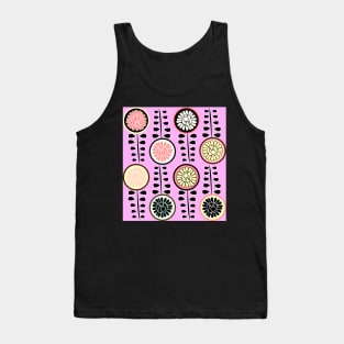 Floral circles Tank Top